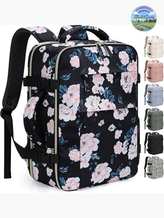 Travel Backpack for Women, Waterproof Laptop Backpack Personal Item Bag Airline main image 6
